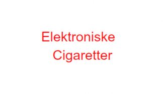 Elektroniske Cigaretter