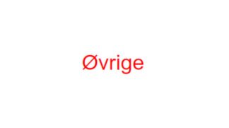 Øvrige