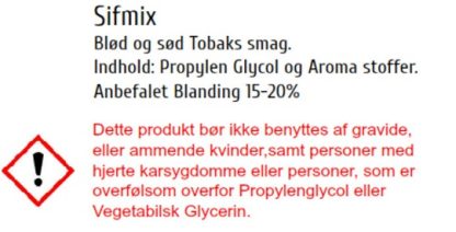 sifmix e-juice til e-cigaretter