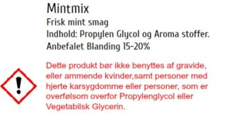 100 ml. longfil med smag af mintmix